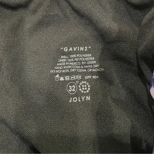 NWT Jolyn Gavin 2 Swim Onesie Size 32 Blue Size M