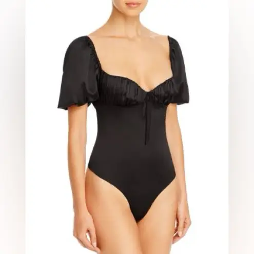 For Love & Lemons  Pixie Bodysuit In Black - Image 3