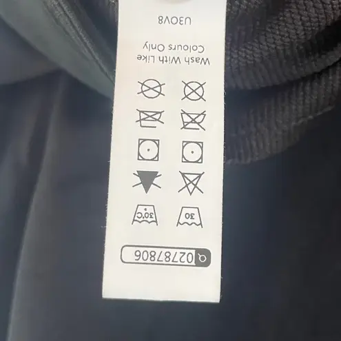 Halara Round Neck Dropped Shoulder High Low Hem Relaxed Casual Sweatshirt Large