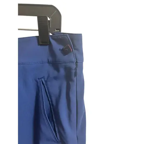 EP New York Pro Golf Tech Skort size 8 Navy Red Mesh Ruffle Accent Blue