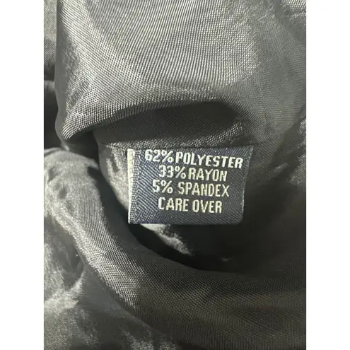 TROUSERS ETC. Women's Black Midi Skirt Size 4 Flared NWT