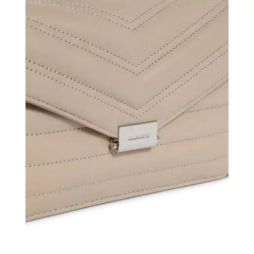 ALLSAINTS ππ Quilted Leather Crossbody Bag ~ Sandstone NWOT