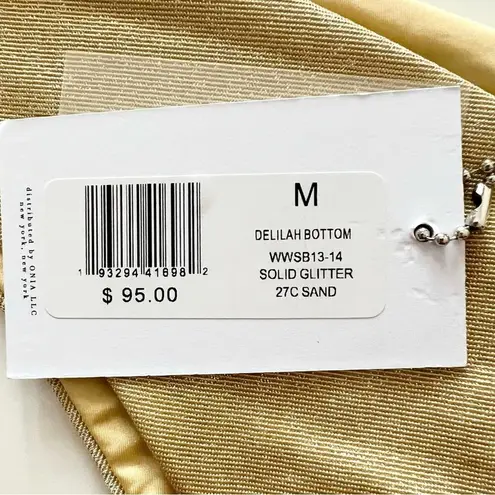 Danielle Bernstein bikini set cowl neck top and Delilah bottom small NWT