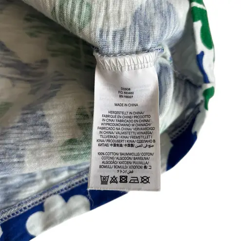 Boden Leah Green and Blue Geometric Pattern Jersey T