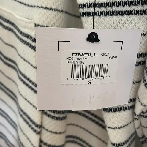 O'Neill o’neill black and white striped hoodie