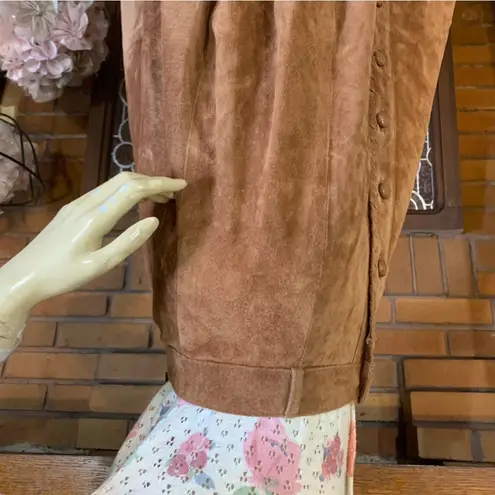 VINTAGE 1990'S CLASSIC COUNTRY KLASSIC KEMPER BROWN SUEDE A