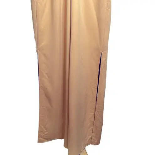 House of Harlow X Revolve Hunter Jumpsuit Camel NWT Size Small 100% Polyester Gold