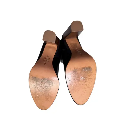 Ba&sh Ba+Sh Ciry Black Leather Knee High Heeled Boots Size 40