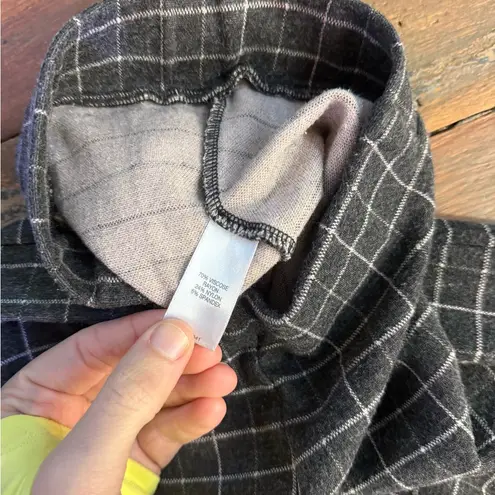 J. Jill Women’s Ponte Full Legged Cropped Wide Leg Pull On Pants ~ Size M 💚🍄 White Size M