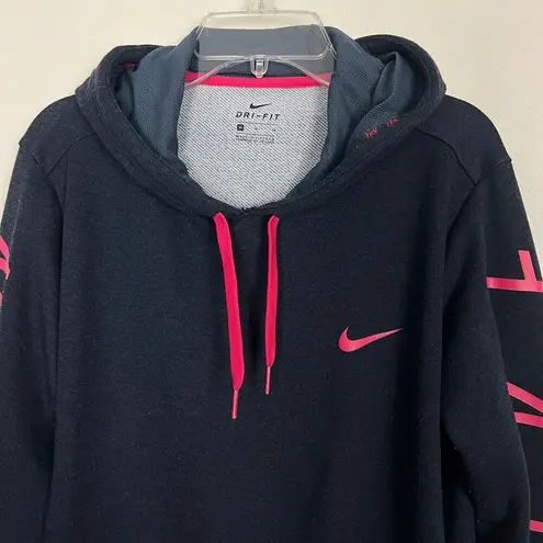 H&M Nike Dri-Fit Navy Blue Women's Pullover Hoodie Size Medium