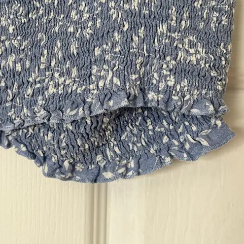 Endless Blu Ruched Bandeau Top