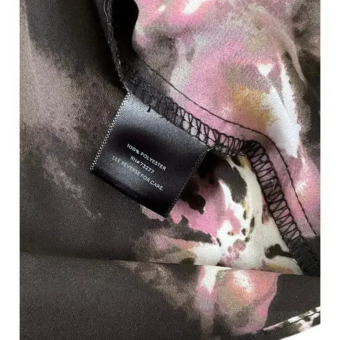 Simply Vera Wang Black Roll tab Sleeve Shirt Long Sleeves Size M | 43-44