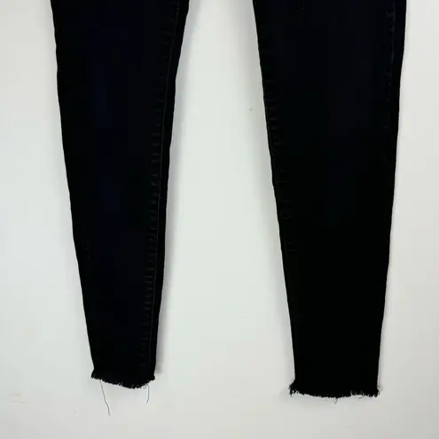 Kancan for Buckle Black High Rise Skinny Jeans Sz 24 Raw Hem