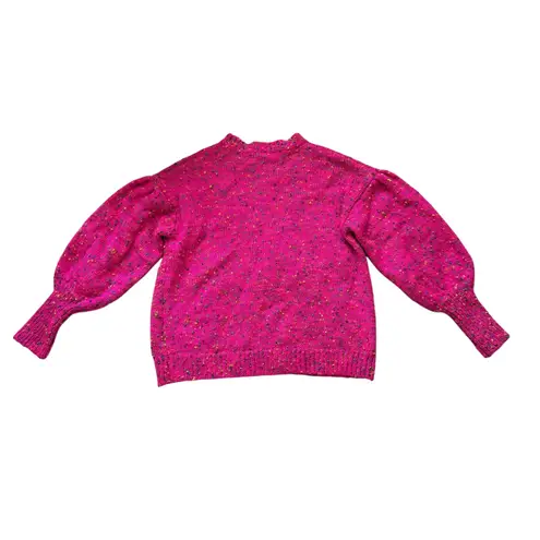 Main Strip Pink Confetti Sweater Nubby