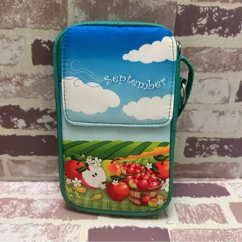 ID Wallet Green Apple Print Women's Wallet September Month