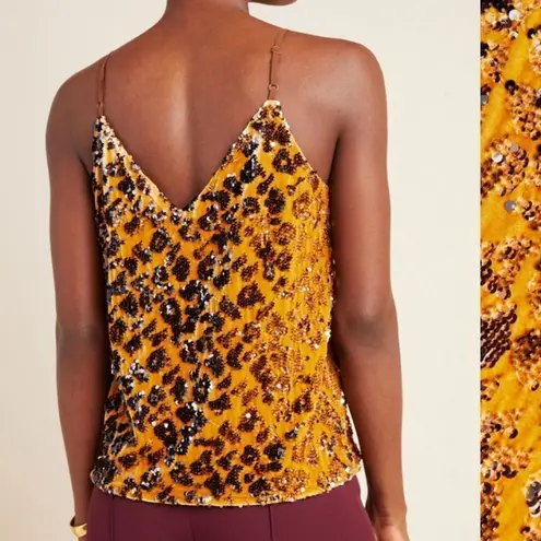 Ro & De Esther Velvet Sequin Cami