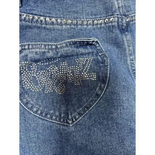 Dolls Kill  x Bratz Women’s Jeans XL Embellished Rhinestones Fray Edge Y2K