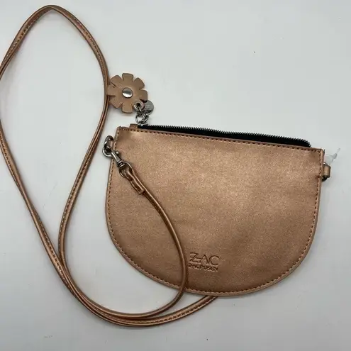ZAC ZAC POSEN for Bloomingdale’s small beige pink shoulder or crossbody Tan