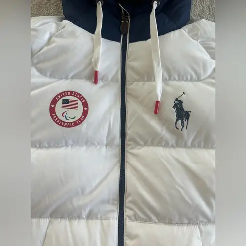 Polo 2018 USA Olympic closing ceremony Ralph Lauren down feather jacket size L
