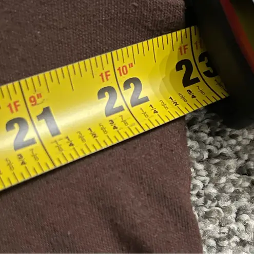 Breckenridge Brown Fall Autumn Embroidered Leaves Long Sleeve Shirt L