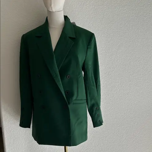 Equipment Xia Double-Breasted Puff-Sleeve Jacket, Color Eden, Size 6, NWT