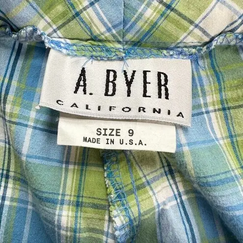 A Byer California Vintage Y2K Plaid Pants Crop Straight Golf Preppy Size 9