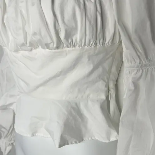 Majorelle Top Womens XS Puff Sleeve Milkmaid Regency Cottage Coquette Angelcore