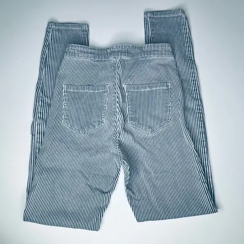 Bullhead Denim Co. Striped High Rise Skinny Jeans 5 Blue Size undefined