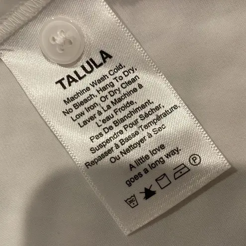 Talula White Crop Blouse