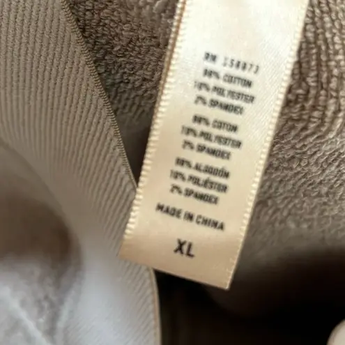 SKIMS terry cotton blend tan casual comfy leggings