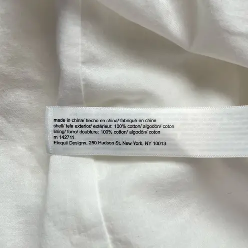 Eloquii Elements Eyelet Dress With Belt in White Size 22