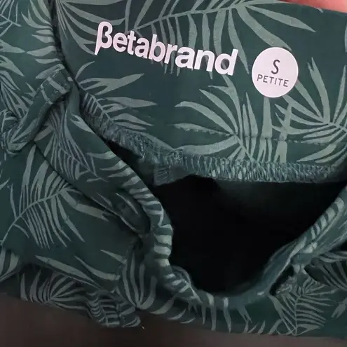 Betabrand Palm Tropical Print Dress Yoga Pants S Small Petite