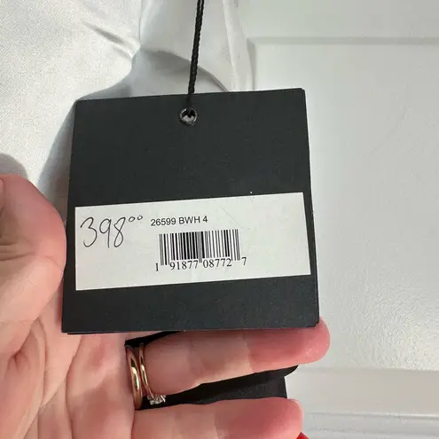 Mac Duggal Two Toned Ruffled One Shoulder Gown Dress- NWT