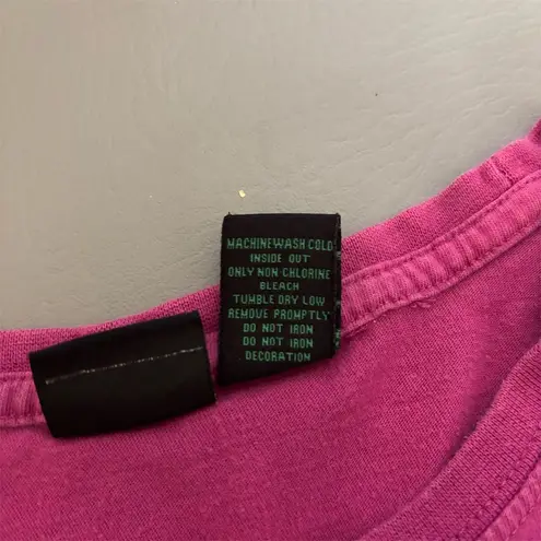 John Deere Girls Pink Tractor Princess Graphic T-Shirt Size M