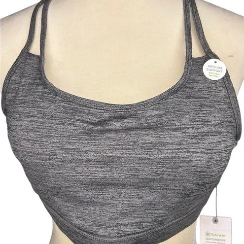 Gaiam ✨NWT✨ Women's Charcoal Sports Bra ~ Size XL