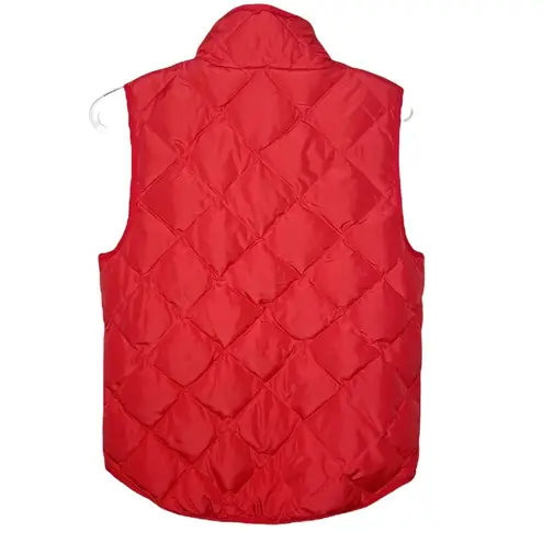 Woolrich poppy red quilted duck puffer vest size S