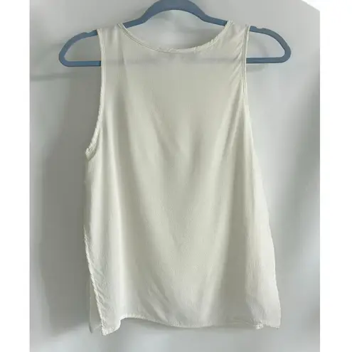 Blue Rain Women's Sleeveless Layered Blouse - White - Size Small