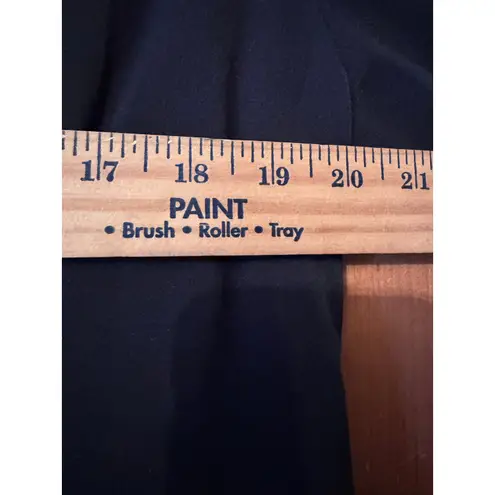 Soft Surroundings Embroidered Lace Trim Duster Jacket, Long Sleeve, Black Blue