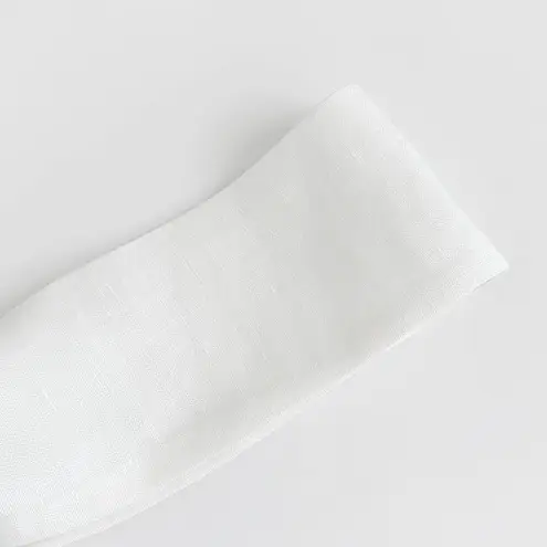 White Linen Headband