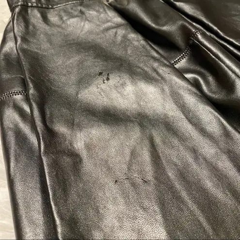 Wilfred Free Daria Pant High Waist Vegan Leather Legging in Black Medium