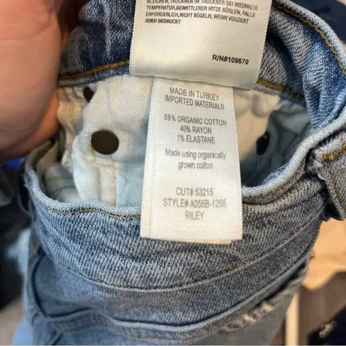 AGOLDE  Riley High Rise Crop Straight Leg Whiplash