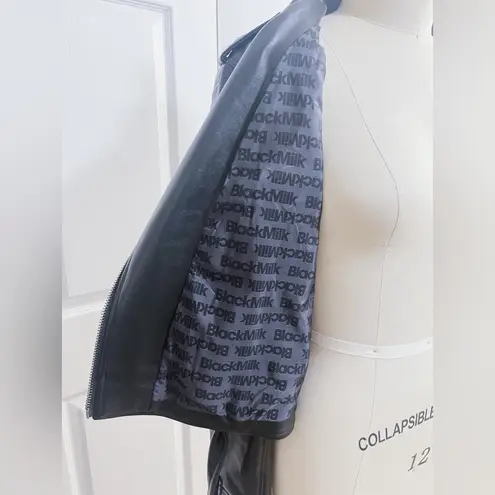 Blackmilk Black Moto Jacket by Black Milk Clothing size 14