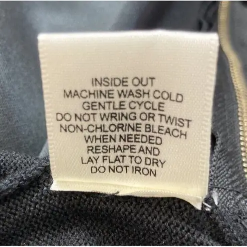 Say What? *New Say What? Dress Womens Size 2X Black Knit Faux Leather Dark Academia Edgy