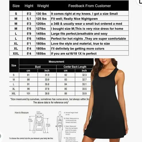 Avidlove NWT! Women’s sleeveless black racerback dress Large