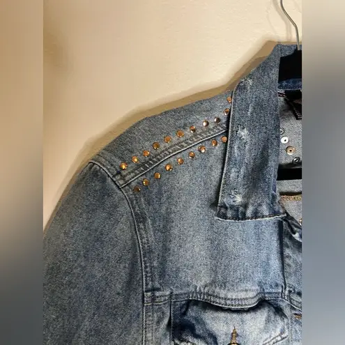 Victoria's Secret Victoria secret studded denim jacket