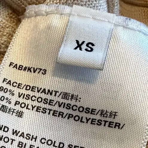 Lafayette 148 Gingham Responsible Matte Crepe Short Sleeve Sweater Stretch XS White