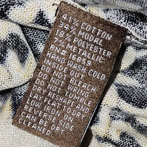 J. McLaughlin  Womens Devon Scroll Crew Neck Printed Swing Dress Medium