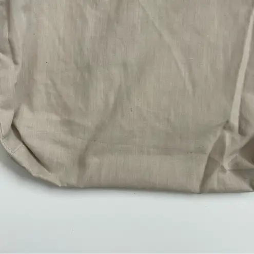 Kathy Ireland Vintage Purse Crocheted Sack Bag Tote Boho Neutral Taupe Y2K