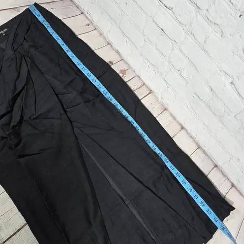 Area Stars Neela Draped Midi Skirt in Black S NWT