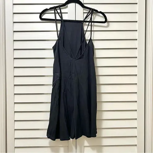 Urban Outfitters  Black Gauzy Mini Dress/Cover up Sz Med